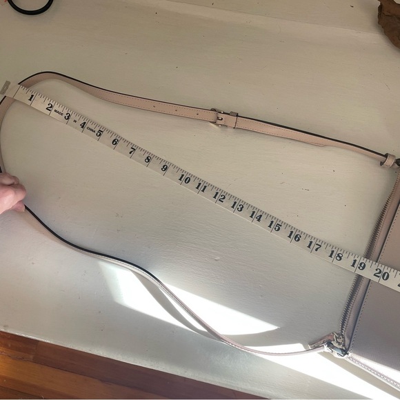 Kate Spade Sadie North Sourh Peony Blossom Saffiano Leather Crossbody Bag NWOT - Picture 11 of 11